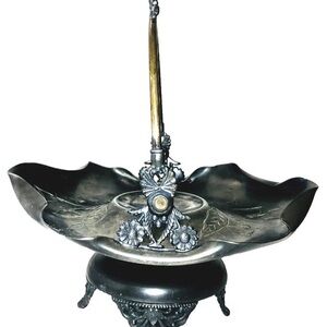 Antique Silver Plated Decorative Basket Made by Royal MFG. Company.